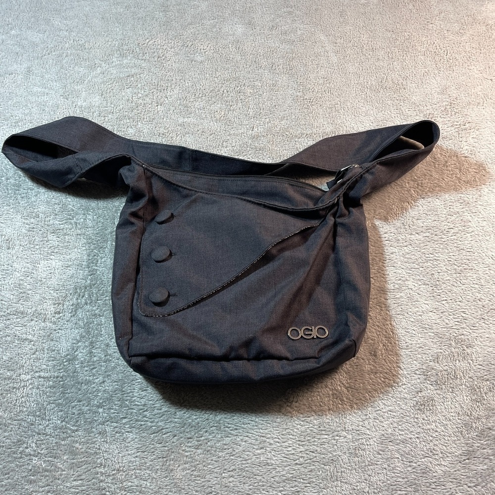 OGIO Women's Brooklyn Tablet Purse Crossbody Bag Classic Black Retro Multipocket